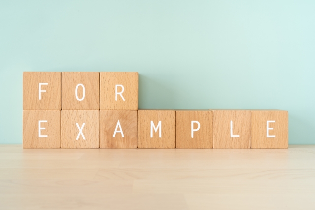 FOR　EXAMPLE